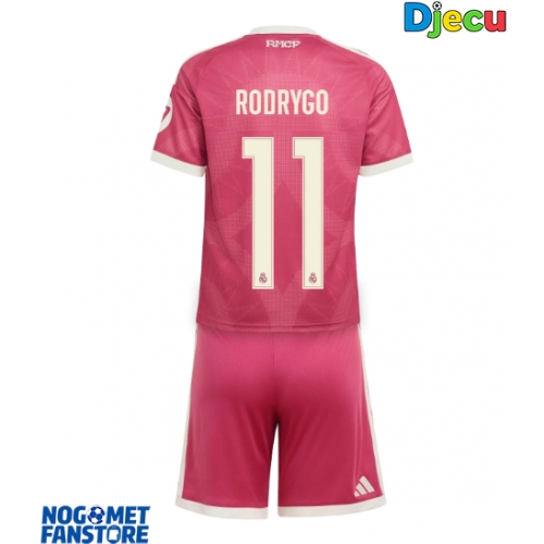 Real Madrid Rodrygo Goes #11 Rezervni Dres za djecu 2026-27 Kratak Rukav (+ Kratke hlače)
